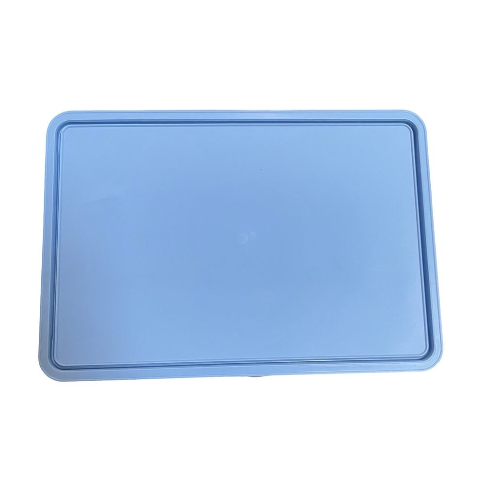 Tupperware 291 Replacement Lid Rectangular Storage Container Part Blue Kitchen - Picture 4 of 6